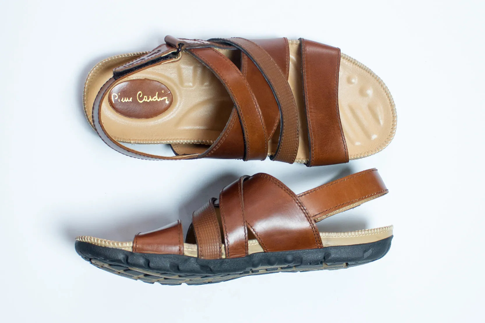 Casual Sandal for Men, leather sandals for men, Shoe, Men, Pierre Cardin