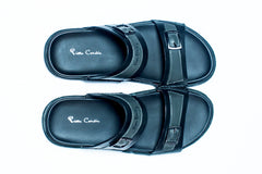 Casual Slippers for Men, leather chappal for men, Shoes, Men, Pierre Cardin